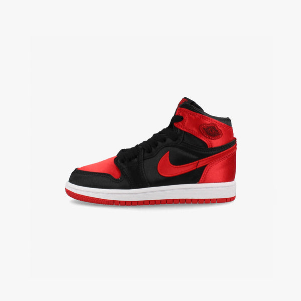 NIKE AIR JORDAN 1 RETRO HIGH OG PS BLACK/UNIVERSITY RED/WHITE