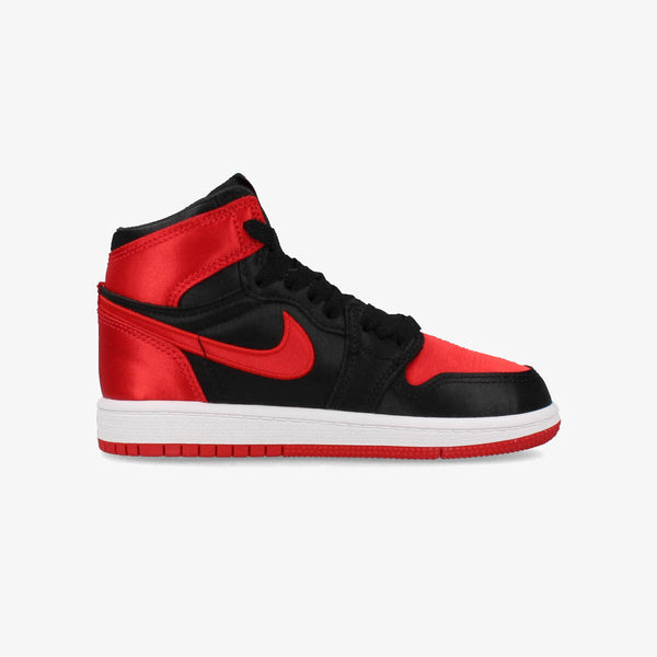 NIKE AIR JORDAN 1 RETRO HIGH OG PS BLACK/UNIVERSITY RED/WHITE