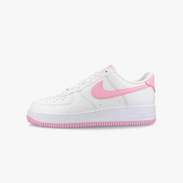 NIKE AIR FORCE 1 '07 WHITE/PINK RISE/WHITE