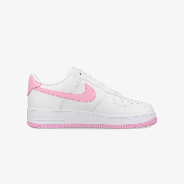 NIKE AIR FORCE 1 '07 WHITE/PINK RISE/WHITE