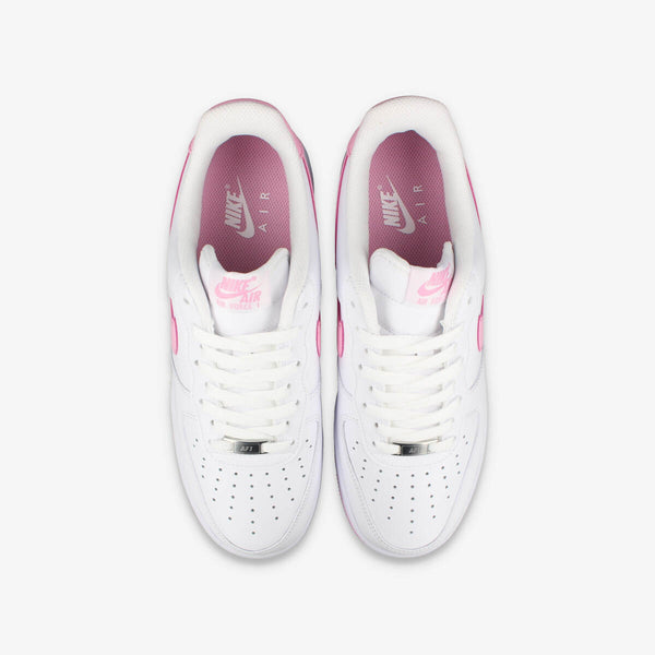 NIKE AIR FORCE 1 '07 WHITE/PINK RISE/WHITE