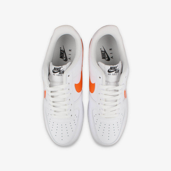 Nike Air Force 1 07 AF1 White Safety Orange Men Unisex Casual Shoes  FJ4228-100