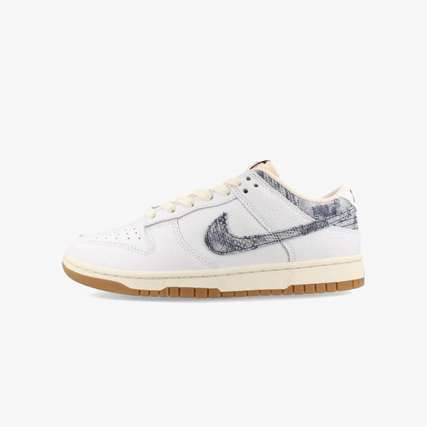 NIKE DUNK LOW WHITE/MIDNIGHT NAVY/GYM RED