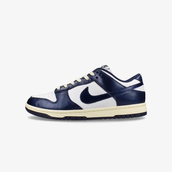 NIKE WMNS DUNK LOW PRM WHITE/MIDNIGHT NAVY/COCONUT MILK