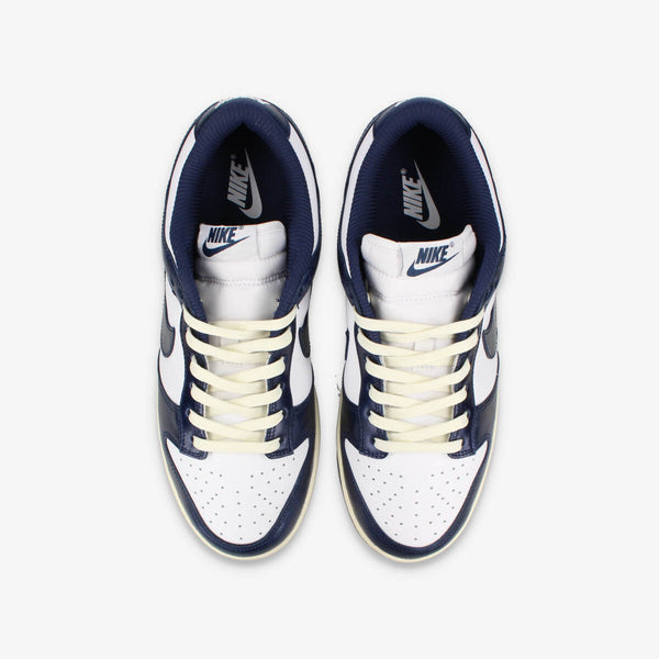 NIKE WMNS DUNK LOW PRM WHITE/MIDNIGHT NAVY/COCONUT MILK