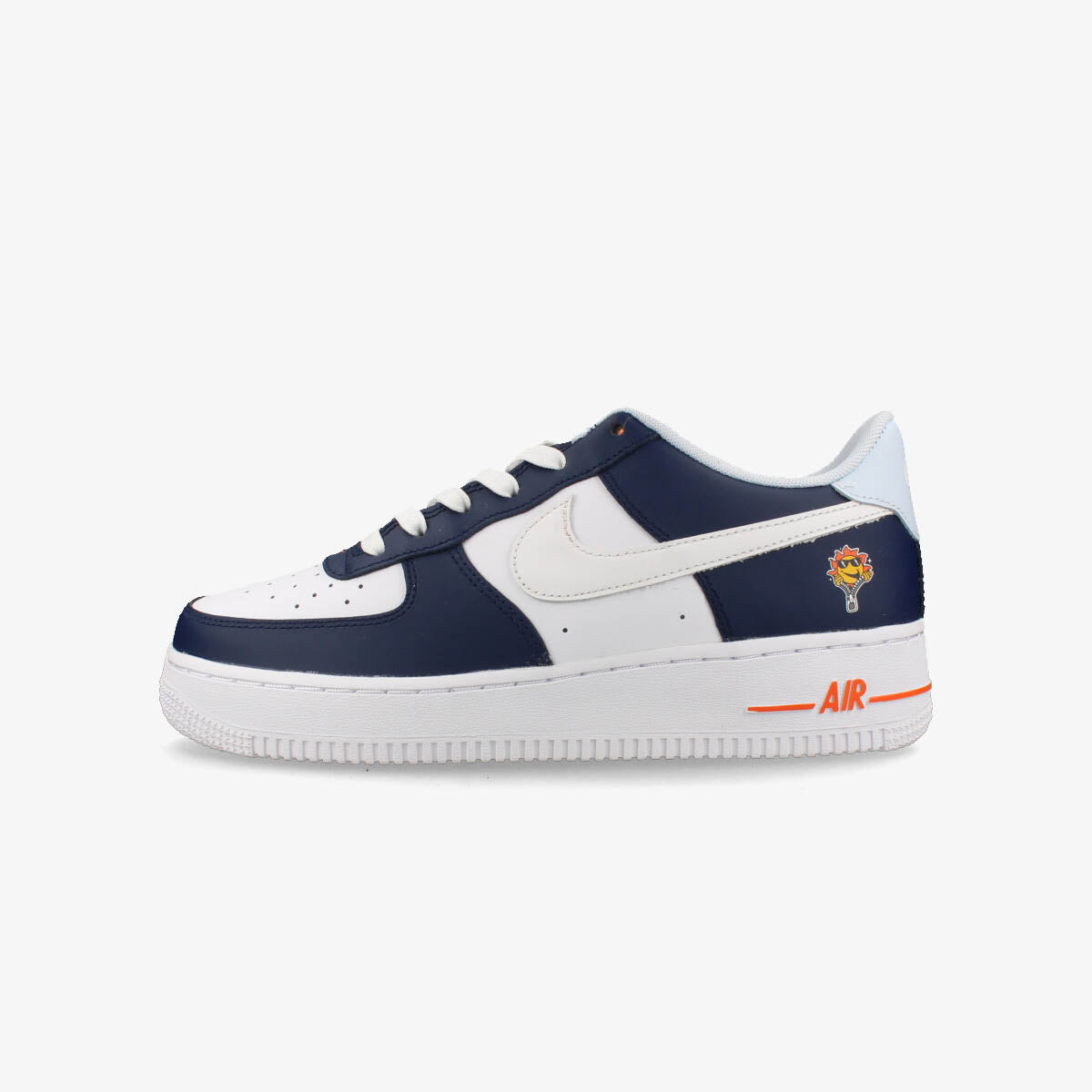 NIKE AIR FORCE 1 LV8 GS MIDNIGHT NAVY/WHITE/BLUE TINT/SAFETY ...