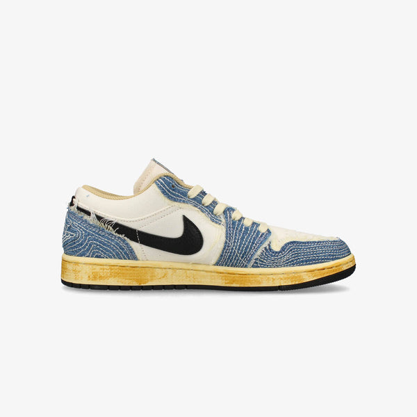 NIKE AIR JORDAN 1 LOW SE 【WORLD MAKE JAPAN SASHIKO】 ASHEN SLATE/BLACK/PALE IVORY/SESAME