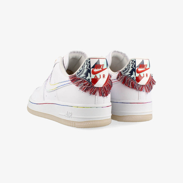 NIKE WMNS AIR FORCE 1 '07 LX 【FRINGE】 WHITE/WHITE/WHITE/PHANTOM