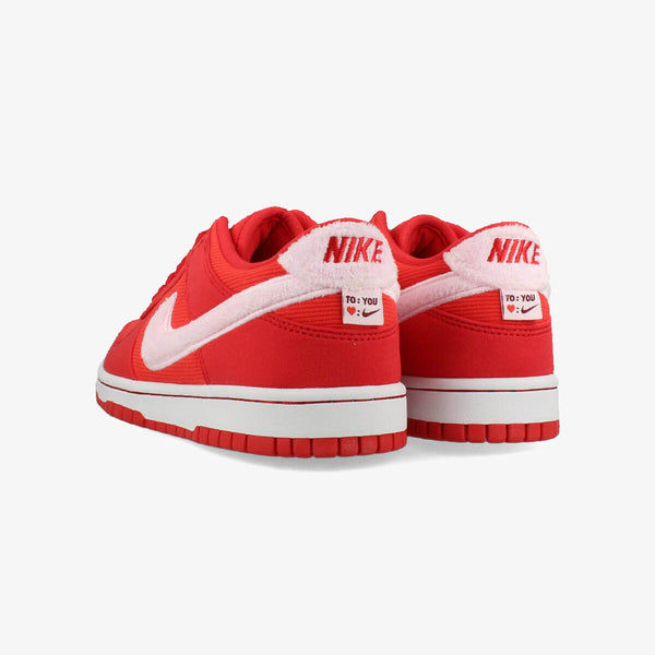 NIKE DUNK LOW GS 【VALENTINE'S DAY】 FIRE RED/PINK FOAM/LT CRIMSON