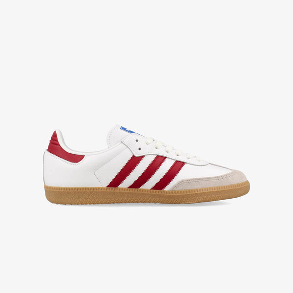 adidas SAMBA OG FTWR WHITE/COLLEGE BURGUNDY/GUM