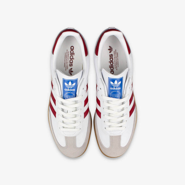 adidas SAMBA OG FTWR WHITE/COLLEGE BURGUNDY/GUM