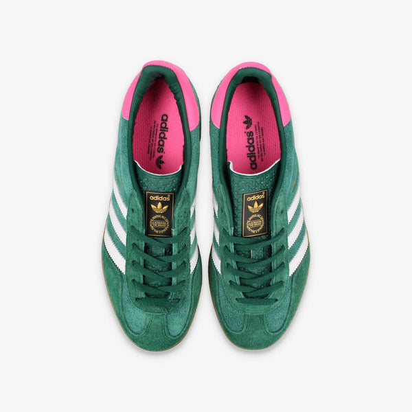 adidas GAZELLE INDOOR COLLEGE GREEN/FTWR WHITE/LUCID PINK