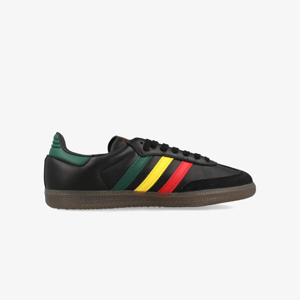 adidas SAMBA OG CORE BLACK/YELLOW/COLLEGE GREEN