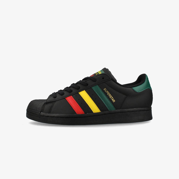 adidas SUPERSTAR CORE BLACK/YELLOW/COLLEGE GREEN