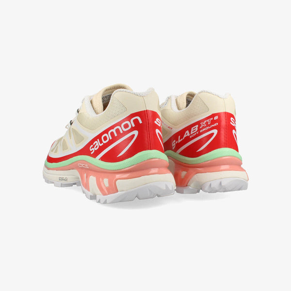 SALOMON XT-6 SHORTBREAD/POPPY RED/GREEN ASH