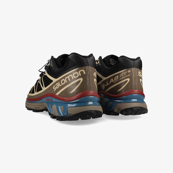 SALOMON XT-6 BLACK/FALCON/COW HIDE