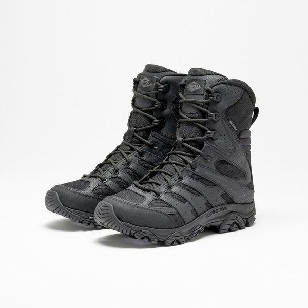 MERRELL MOAB 3 8” TACTICAL ZIP WP BLACK