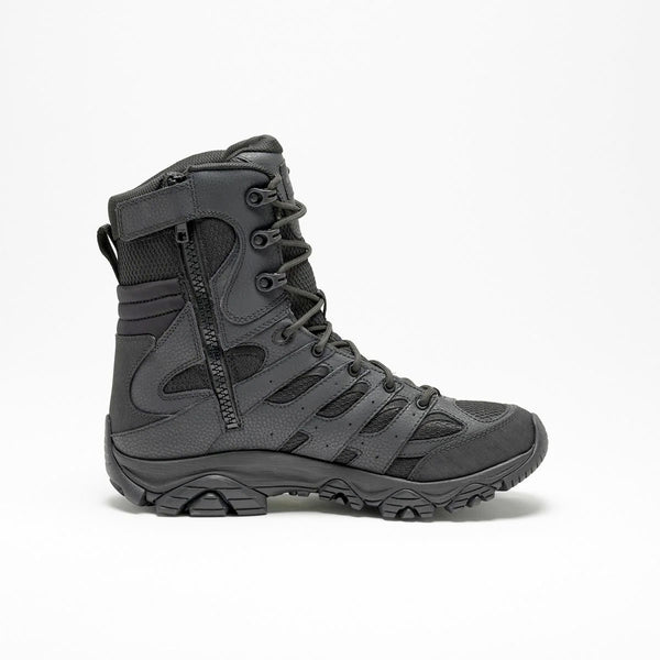 MERRELL MOAB 3 8” TACTICAL ZIP WP BLACK