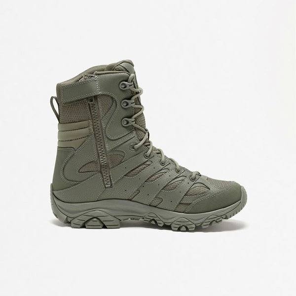 MERRELL MOAB 3 8” TACTICAL ZIP WP DARK OLIVE