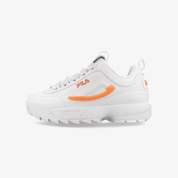 FILA DISRUPTOR II PREMIUM WHITE/TANGERINE/WHITE