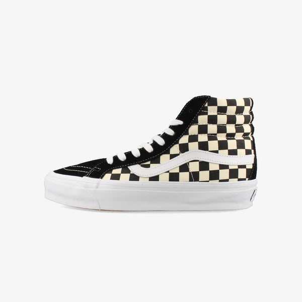 VANS SK8-HI REISSUE 38 LX CHECKERBOARD BLACK/OFF WHITE