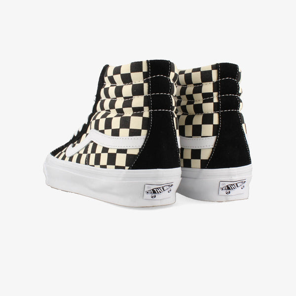 VANS SK8-HI REISSUE 38 LX CHECKERBOARD BLACK/OFF WHITE