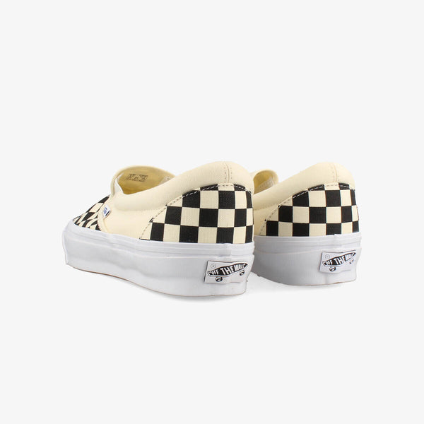 VANS SLIP-ON REISSUE 98 LX CHECKERBOARD BLACK/OFF WHITE