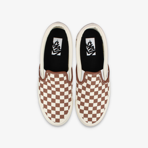 VANS SLIP-ON REISSUE 98 LX CHECKERBOARD COFFEE